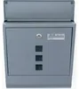 SASKA GARDEN Briefkasten 30,5 x 9,5 x 33 cm anthrazit Produktbild-Vorschau 2
