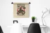 MuchoWow® Wandteppich Wandbehang Motocross - Zeichnung - Produktbild-Vorschau 3