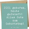 Mr. & Mrs. Panda Grußkarte Spruch 2001 Geburtstag - Produktbild-Vorschau 1
