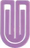 Büroklammern King Klips 27mm VE=1000 Stück violett Produktbild-Vorschau 1