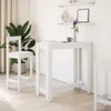 vidaXL Barový stôl biely 102x50x103,5 cm materiál na báze Náhľad obrázku produktu 3