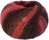 A ball of yarn with multi-colored stripes. Produktbild-Vorschau