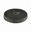 A round, black carbon filter is shown against a white background. Produktbild-Vorschau
