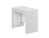 A white console table against a white background. Náhled obrázku produktu