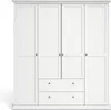 Tvilum 753694949, Weiß, Garderobe, 9 Regale, 4 Tür(en), Produktbild-Vorschau 7