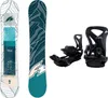 F2 Set Snowboard T-Ride Wood Weiss 162cm + Sonic Pro Produktbild-Vorschau 1