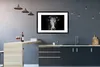 MuchoWow® Gerahmtes Poster Tiere - Kuh - Schwarz - Weiß - Produktbild-Vorschau 5
