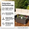 Mucola Gartenmöbel 5tlg. Gartenlounge Sitzgruppe Gartenset Produktbild-Vorschau 12