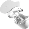 An exploded view of a white automatic foaming soap dispenser, showing its internal components. Produktbild-Vorschau