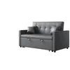 SONNI 140x94x78cm dunkelgraues Doppel-Schlafsofa, Sofa und Produktbild-Vorschau 1