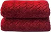 Elegante geprägte Polyester-Tagesdecke 200x220 cm in Rot - Produktbild-Vorschau 4