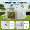 VEVOR begehbares Tunnel-Gewächshaus, 3,9 x 1,9 x 1,8 m, Produktbild-Vorschau 6