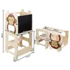 Lernturm Lernstuhl mit Kreidetafel 2 in 1 Küche Learning Produktbild-Vorschau 7