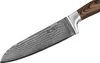 Wakoli EDIB Damasceński nóż santoku I 17cm ostrze wykonane Podgląd zdjęcia produktu 8