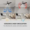 Klarstein Figo ventilátor a stropní svítidlo 2v1, 132 cm, Náhled obrázku produktu 4