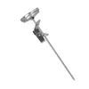 A stainless steel food thermometer with a probe and a clip. Náhled obrázku produktu