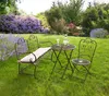 Metall Klapptisch Provence Antik Design braun Produktbild-Vorschau 4