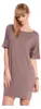 Damen Basic Kleid Dress; Cappuccino S/M Produktbild-Vorschau 2