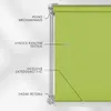 Roleta Estika bez vrtání – 80 cm x 150 cm – Zelená – Snadná Náhled obrázku produktu 3