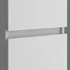 A close-up view of a white cabinet with a horizontal groove. Produktbild-Vorschau