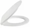 A white toilet seat is shown open against a white background. Produktbild-Vorschau