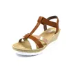 Rieker 61995-81 Schuhe Damen Plateau Keil Sandalen , Produktbild-Vorschau 15