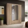 Daniela 160cm Kleiderschrank mit 4 Türen 2 Schubladen und Produktbild-Vorschau 4
