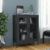 vidaXL Lagerschrank Anthrazit 80x35x101,5 cm Stahl Produktbild-Vorschau 2