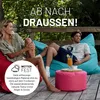 Lumaland Sitzsack-Hocker Pouf rund 50l senfgelb Produktbild-Vorschau 5