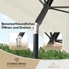 Sekey Sonnenschirm 200 x 125 cm Rechteckig Balkonschirm mit Produktbild-Vorschau 7
