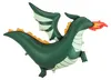 Folienballon Drache 120x90cm für Luft oder Helium Mint Grün Produktbild-Vorschau 3