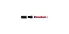 A permanent marker with its cap off, lying horizontally on a white background. Produktbild-Vorschau