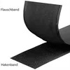 Pro Home Klettverschlussband 300cm "Schwarz" Nähbares Produktbild-Vorschau 3