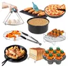 Jayseuw 12 pezzi friggitrice ad aria calda set di accessori Anteprima dell’immagine prodotto 9