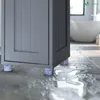 VOUNOT® Badezimmerschrank Hoch mit 2 Türen und 1 Schublade, Produktbild-Vorschau 5
