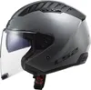 Jet Helm LS2 OF600 COPTER II Solid Glänzend Nardo Grau Produktbild-Vorschau 1