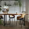 ML-Design sada 2 rámov na stôl Š60xV72 cm v tvare T, kov, Náhľad obrázku produktu 5