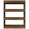 vidaXL Bücherregal/Raumteiler Braun Eichen-Optik 80x30x103 Produktbild-Vorschau 3