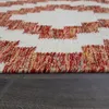 Tappeto soggiorno Boho con frange tessuto a mano in lana e Anteprima dell’immagine prodotto 6