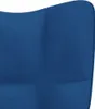 vidaXL Fauteuil relax bleu velours Voir les images du produit 5