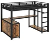 Hoogslaper 140x200 cm met geïntegreerd bureau, Productafbeelding-voorbeeld 15