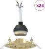 vidaXL Bodová světla, 24 kusů, zlatá barva, rozměry 9 x 9 x Náhled obrázku produktu 4