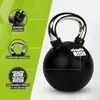 VirtuFit Kettlebell Pro 20 kg aus Gusseisen mit Gummi, Produktbild-Vorschau 4