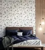 NEWROOM Tapete Grau Vliestapete Blumen - Vintage Floral Produktbild-Vorschau 5