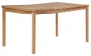 vidaXL Zahradní stůl 150x90x77 cm Teakové masivní dřevo Náhled obrázku produktu 5