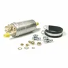 A fuel pump and associated hardware are laid out on a white background. Produktbild-Vorschau
