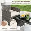 Zestaw mebli ogrodowych COSTWAY z polyratanu, meble Podgląd zdjęcia produktu 6