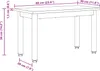 vidaXL Table basse Sonoma 60 x 30 x 36 cm Bois composite Voir les images du produit 8