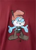 Bavarian Caps Herren T-Shirt , Papa Schlumpf - Dunkelrot, L Produktbild-Vorschau 3