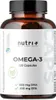 Nutri+ Omega 3 Vegan 120 Kapseln Produktbild-Vorschau 1